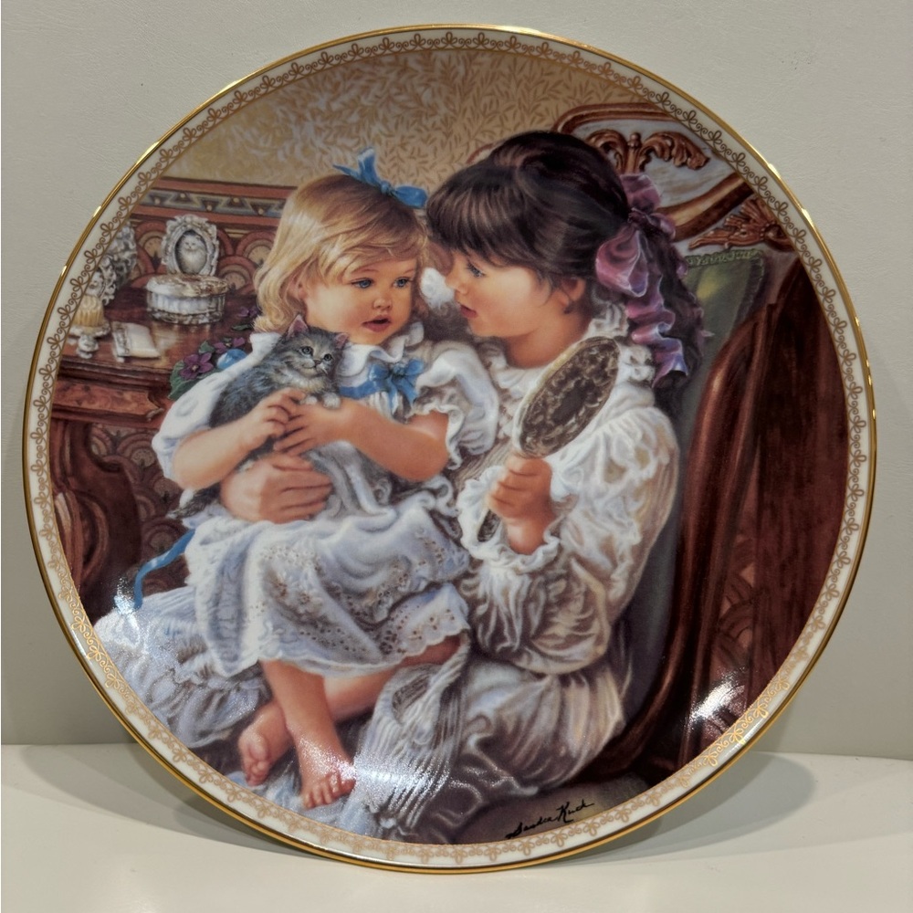 1993 Sandra Kuck “Sisters” Plate No. 4720F